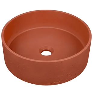 Umywalka nablatowa z betonu terakotowego - Umywalki Umywalka nablatowa z betonu terakotowego - Umywalki - miniaturka - grafika 1