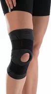 Ortezy, stabilizatory i opaski elastyczne - Elastyczna orteza kolana z dzianiny 3D z pelotą na rzepkę i paskiem do regulacji poziomu stabilizacji - odciążenie stawu kolanowego (DonJoy StrapiLax - miniaturka - grafika 1