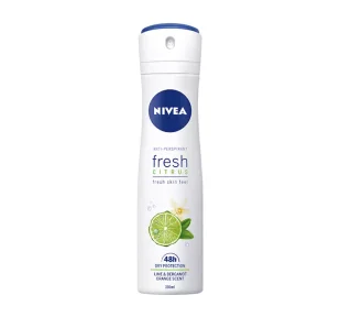 Nivea DEZODORANT FRESH CITRUS 48H SPRAY DAMSKI 150ML - Dezodoranty i antyperspiranty dla kobiet - miniaturka - grafika 1