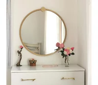 Lustra - Lustro ścienne AYNA 60 cm złote - miniaturka - grafika 1