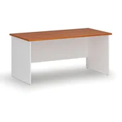 Biurka - Biurko proste PRIMO WHITE, 1600 x 800 mm, biały/czereśnia - miniaturka - grafika 1