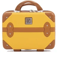 Walizki - Kuferek SEMI LINE T5841-1 Vintage 23 cm Pomarańczowo-brązowy - miniaturka - grafika 1