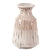 Wazony i flakony - Wazon Ceramiczny Edna 15X15X22 Kremowy - miniaturka - grafika 1