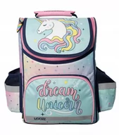 Plecaki szkolne i tornistry - Plecak szkolny Tornister Jednorożec wielokomorowy Loozz usztywniany - miniaturka - grafika 1
