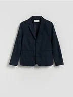 Kurtki i płaszcze dla chłopców - Reserved - Marynarka z wiskozą - granatowy - miniaturka - grafika 1