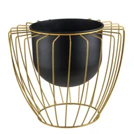 Donice - Osłonka SWEN BLACKGOLD M czarno-złoty - miniaturka - grafika 1