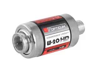 Wzmacniacz antenowy przelotowy 20dB, 5-12V W20. - Anteny TV - miniaturka - grafika 1
