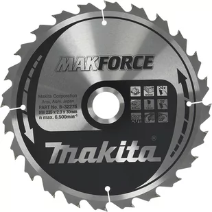 Makita B-32275 piła tarczowa do cięcia drewna 235x30 mm 24 zęby T.C.T. Makforce - Tarcze do pił - miniaturka - grafika 1