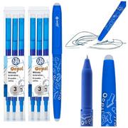 Długopisy - Zestaw długopis zmazywalny ścieralny + 6 wkłady niebieskie Astra Oops - miniaturka - grafika 1