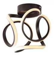 Lampy ścienne - Candellux Douglas Kinkiet 11W Led Brązowy 4000K Apeti A0005-210 - miniaturka - grafika 1