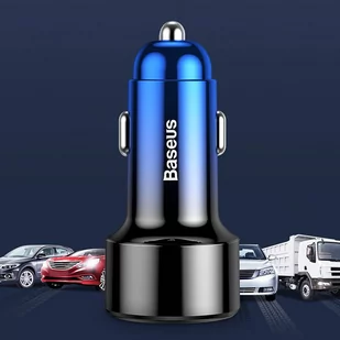 Baseus Magic Series PPS - ładowarka samochodowa Quick Charge 4.0+ / QC3.0 45W 6A niebieski (CCMLC20C-03) - Ładowarki samochodowe - miniaturka - grafika 14