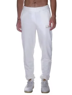 Spodenki męskie - FILA Męskie spodnie dresowe BASKA Sweat Pants, Egret, XS - grafika 1