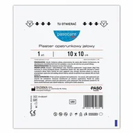 Apteczki i materiały opatrunkowe - Pasocare Med, plaster opatrunkowy, jałowy, 10 cm x 10 cm, 1 sztuka - miniaturka - grafika 1