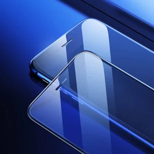 Baseus Full-screen szkło hartowane 3D Anti-Blue Light na cały ekran z osłoną na głośnik Apple iPhone 8 Plus / 7 Plus / 6S Plus / 6 Plus biały (SGAPIPH8P-WB02) - Szkła hartowane na telefon - miniaturka - grafika 19