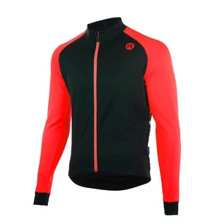 Bluzy na rower - ROGELLI BIKE 001.526 CALUSO 2.0 bluza rowerowa czarno-czerwona - grafika 1