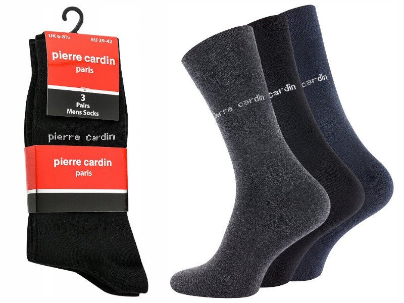 Skarpety Męskie Pierre Cardin Asst 39/42 3-pak