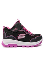 Buty dla dziewczynek - Skechers Sneakersy 303451L/BKMT Czarny - miniaturka - grafika 1