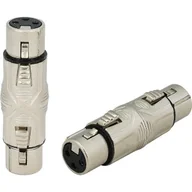 Złącza, przejściówki, adaptery - Roxtone wtyk RA3XFF, 3 pinowe gniazdo XLR żeńskie - miniaturka - grafika 1