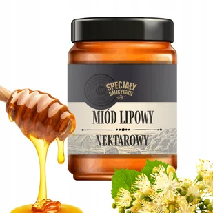 Miód Lipowy naturalny premium z polskiej pasieki Specjały Galicyjskie 400g - Miód - miniaturka - grafika 1