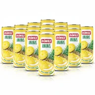Soki i napoje niegazowane - Dimes Sok Ananasowy 250 ml Zestaw 12 Puszek Egzotyczne Orzeźwienie - miniaturka - grafika 1