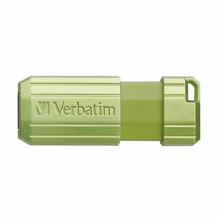 Verbatim USB flash disk, USB 2.0, 128GB, Store,N,Go PinStripe, zielony, 49462, do archiwizacji danych - Pendrive - miniaturka - grafika 3