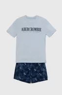 Piżamy chłopięce - Abercrombie & Fitch piżama dziecięca kolor niebieski wzorzysta - miniaturka - grafika 1