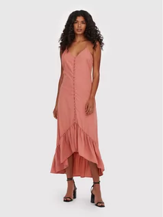Sukienki - Only Sukienka letnia Laura 15255501 Różowy Regular Fit - grafika 1