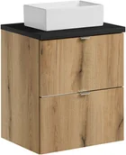 Meble łazienkowe - Zestaw meblowy 50cm z blatem i umywalką nablatową Gaja - miniaturka - grafika 1