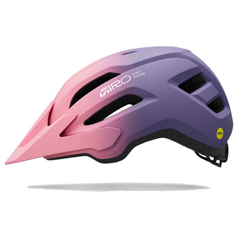 Kask dziecięcy Giro Fixture II MIPS Youth Mat Light Pink/Purple Fade