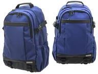 Torby na laptopy - Plecak Na Laptopa 15,6 Do Pracy Szkoły Mocny Blue - miniaturka - grafika 1