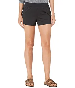 Columbia Damskie szorty Sandy Creek, stretch, czarne, M - Spodenki damskie - miniaturka - grafika 1