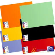 Szkolne artykuły papiernicze - Karton Oxford B2 225g czarny - miniaturka - grafika 1