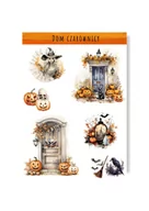 Scrapbooking - Naklejki na halloween z czarownicą wiedźma duchy - miniaturka - grafika 1