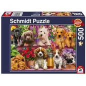 Puzzle - G3 Puzzle Pq 500 Psy na półce - miniaturka - grafika 1