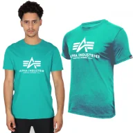 Odzież taktyczna i umundurowanie - Koszulka Alpha Industries Basic 100501 676 - Miętowa XL - miniaturka - grafika 1