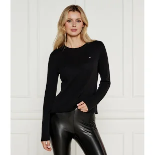 Tommy Hilfiger Wełniany sweter Regular Fit - Swetry damskie - miniaturka - grafika 1