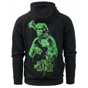 Bluza z kapturem Direct Action DA Into The Dark - Czarna - Odzież taktyczna i umundurowanie - miniaturka - grafika 1
