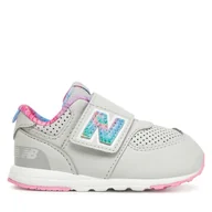Buty dla dziewczynek - Sneakersy New Balance NW574KL Szary - miniaturka - grafika 1