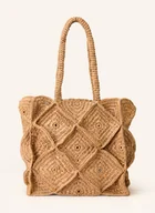 Torebki damskie - Viamailbag Torba Shopper Milo beige - miniaturka - grafika 1