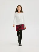 Swetry dla dziewczynek - Reserved - Kardigan z ozdobnymi guzikami - złamana biel - miniaturka - grafika 1