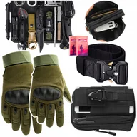 Nerki - Nerka Taktyczna Cargo Pas Nylonowy Zestaw Survival 32w1 Rękawice r. XL - miniaturka - grafika 1