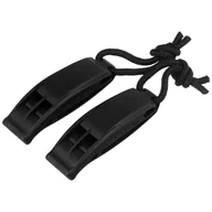 Survival - akcesoria - Gwizdek alarmowy Mil-Tec Signaling Whistle Tactical MOLLE Black 2 szt. (16328602) - miniaturka - grafika 1