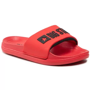 Buty dla chłopców - Klapki BIG STAR - HH374502  Red - grafika 1