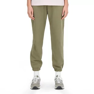 Spodnie New Balance WP33508CGN - zielone - Spodnie sportowe damskie - miniaturka - grafika 1
