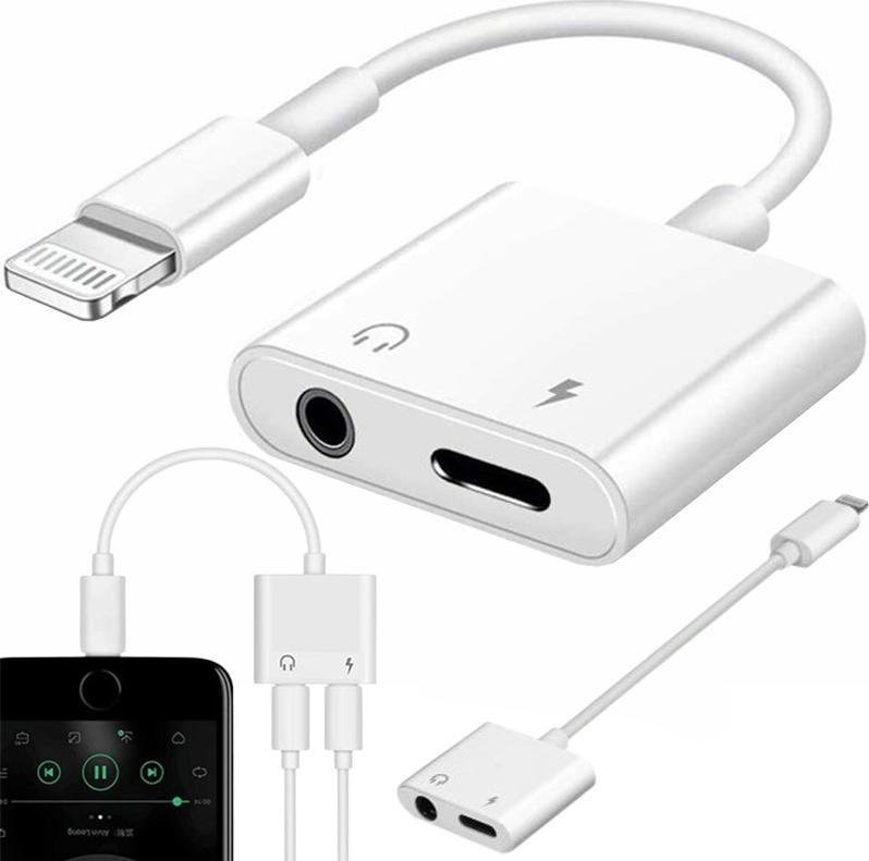 Apple Adapter USB Retoo PRZEJŚCIÓWKA LIGHTNING JACK IPHONE 7 8 X ADAPTER