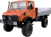 Modele zdalnie sterowane - Amewi Mercedes-Benz Unimog Advanced 4WD 1:12 RTR orange - miniaturka - grafika 1