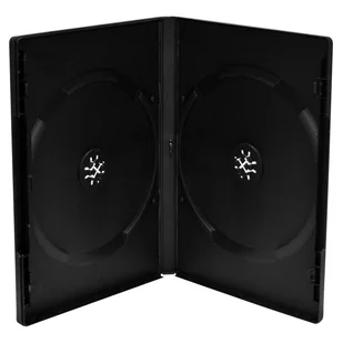 MediaRange BOX12-M opakowania na płyty CD Opakowanie na płytę DVD 2 dysków Czarny BOX12-M - Pudełka i akcesoria na płyty CD - miniaturka - grafika 1