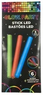 Biżuteria dla dzieci - Glow Party Świecąca w ciemności rurka LED 3 sztuki - miniaturka - grafika 1