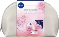 Zestawy kosmetyków damskich - Nivea - ROSE ELEGANCE - Zestaw prezentowy do pielęgnacji skóry dojrzałej - Przeciwzmarszczkowy krem na dzień 50 ml + Przeciwzmarszczkowy krem na noc 50 ml + Kosmetyczka - miniaturka - grafika 1