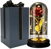 Dekoracje domu - Wieczna Róża W Szkle Prezent Świecąca Led [85D] - miniaturka - grafika 1